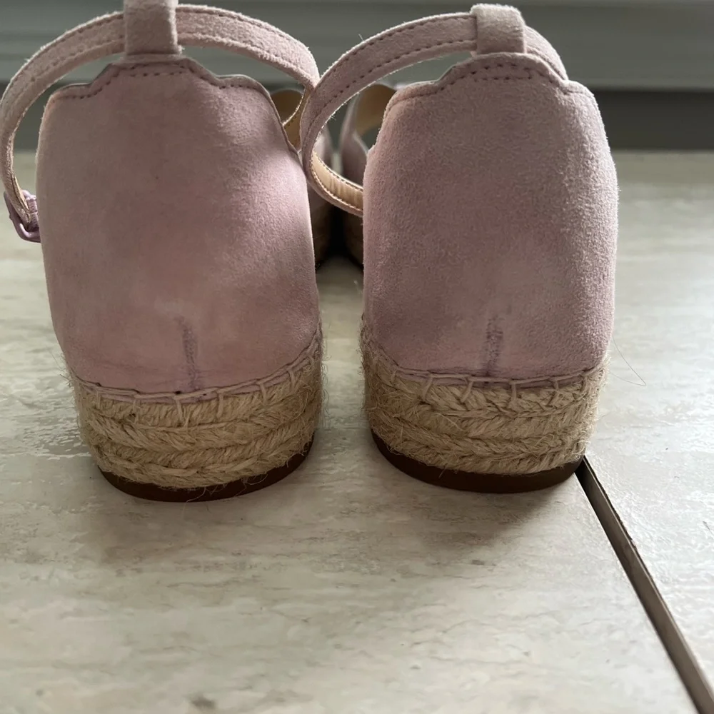 COACH DILLON Lilac/Light Pink Espadrille Sandals - Picture 5 of 8